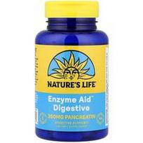 Nature's Life, Enzyme Aid™ virškinimui, 100 kapsulių