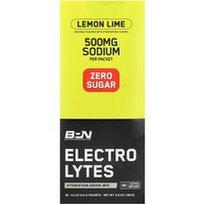 BPN, Elektrolitai, drėkinamųjų gėrimų mišinys, citrinų kalkės, 30 pakelių, po 0,2 uncijos (5,6 g)