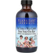 Planetary Herbals, Dr. Tierra's laukinių vyšnių žievės sirupas vaikams™, laukinių vyšnių, 8 skysčio uncijos (236,56 ml)