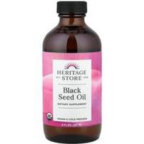 Heritage Store, Juodųjų sėklų aliejus, 8 fl oz (237 ml)