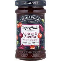 St. Dalfour, Supervaisiai, vaisių užtepėlė, vyšnia ir acerola, 6 uncijos (170 g)
