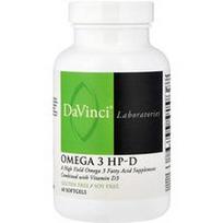 DaVinci Laboratories, Omega 3 HP-D, 60 minkštųjų kapsulių