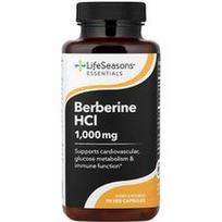 LifeSeasons, Berberino HCl, 90 vegetariškų kapsulių (333 mg vienoje kapsulėje)