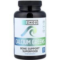 Zhou Nutrition, Kalcio žalumynai, 120 tablečių