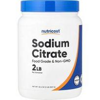 Nutricost, Natrio citratas, 907 g (32,4 uncijos)