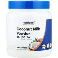 Nutricost, Kokosų pieno milteliai, be skonio, 454 g