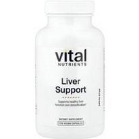 Vital Nutrients, Kepenų palaikymas, 120 veganiškų kapsulių