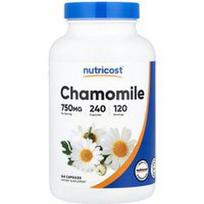 Nutricost, Ramunėlės, 240 kapsulių (375 mg vienoje kapsulėje)