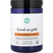 Ora, Geras kaip auksas, auksinio pieno ciberžolės milteliai, 12.87 uncijos (365 g)