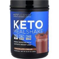 Keto Science, Keto miltų kokteilis, šokoladinis kremas, 20,49 uncijos (581 g)
