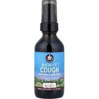 WishGarden Herbs, Vaikams, „Kick-It™“ kosulį raminantis ir slopinantis vaistas, 59 ml (2 skysčio uncijos)