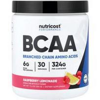 Nutricost, „Performance“, BCAA, aviečių limonadas, 324 g