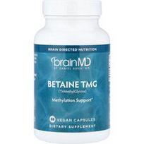 BrainMD, Betainas TMG, 60 veganiškų kapsulių (500 mg vienoje kapsulėje)