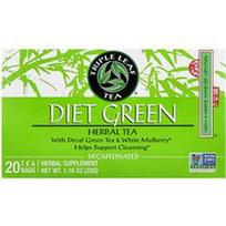 Triple Leaf Tea, Dietinė žalioji žolelių arbata be kofeino, 20 arbatos pakelių, 33 g
