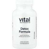Vital Nutrients, Detoksikacijos formulė, 120 veganiškų kapsulių