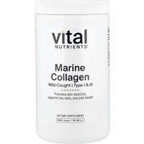 Vital Nutrients, Jūrinis kolagenas, sugautas iš laukinės gamtos, I ir III tipo, 300 g