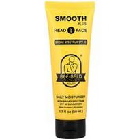 Bee Bald, Smooth Plus Head & Face, kasdienis drėkinamasis kremas, SPF 30, 1,7 fl oz (50 ml)