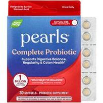 Nature's Way, Pearls®, visavertis probiotikas, 1 milijardas KFV, 30 minkštųjų kapsulių