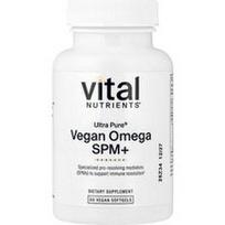 Vital Nutrients, Ultra Pure®, veganiškas Omega SPM+, 90 veganiškų minkštųjų gelių