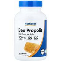 Nutricost, Bičių propolis, 500 mg, 120 kapsulių
