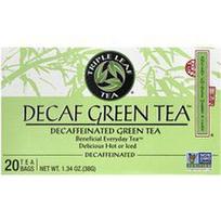Triple Leaf Tea, Be kofeino žalioji arbata™, 20 arbatos pakelių, 38 g