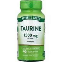 Nature's Truth, Taurinas, 90 greito atpalaidavimo kapsulių (500 mg vienoje kapsulėje)
