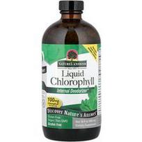 Nature's Answer, Skystas chlorofilas, be alkoholio, 480 ml (16 skysčio uncijų)