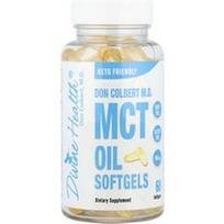 Divine Health, Don Colbert MD, MCT aliejaus minkštosios kapsulės, 60 minkštųjų kapsulių (500 mg vienoje minkštojoje kapsulėje)