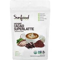 Sunfood, Ekologiška kakava Superlatte, 6 uncijos (170 g)