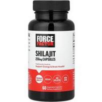 Force Factor, Shilajit, 250 mg, 60 daržovių kapsulių