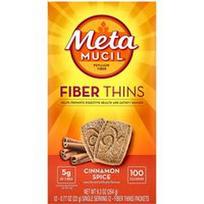 Metamucil, Pluošto ploni, cinamono prieskoniai, 12 pakelių, po 0.77 uncijos (22 g)