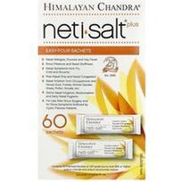 Himalayan Chandra, Neti Salt® Plus, Easy-Pour paketėliai, 60 pakelių