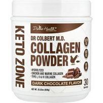 Divine Health, Gyd. „Colbert's Keto Zone“, kolageno milteliai, juodojo šokolado skonio, 630 g