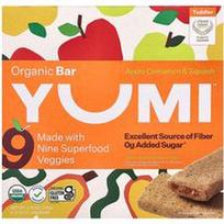 Yumi, Organinis batonėlis mažyliams, obuolių, cinamono ir moliūgų, 5 batonėliai po 21 g (0,74 uncijos)