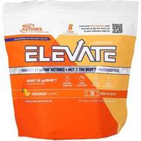 Real Ketones, Elevate, oranžinis, 30 gėrimų mišinio pakelių, po 0,43 uncijos (12,3 g)