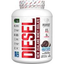 PERFECT Sports, Diesel, Naujosios Zelandijos išrūgų izoliatas, sausainiai su grietinėle, 2,27 kg