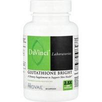 DaVinci Laboratories, Glutationas „Bright“, 60 kapsulių (200 mg vienoje kapsulėje)