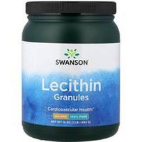 Swanson Vitamins, Lecitino granulės, 454 g (16 uncijų)