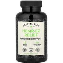 Crystal Star, Hemr-Ez Relief, 90 vegetariškų kapsulių