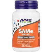 NOW Foods, SAMe, 400 mg, 30 tablečių