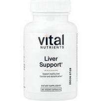 Vital Nutrients, Kepenų palaikymas, 60 veganiškų kapsulių