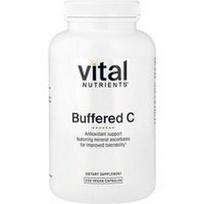 Vital Nutrients, Buferinis C, 220 veganiškų kapsulių