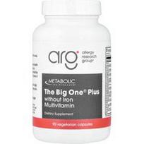 Metabolic Maintenance, „The Big One® Plus“, multivitaminai be geležies, 90 vegetariškų kapsulių