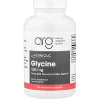 Metabolic Maintenance, Glicinas, 500 mg, 240 vegetariškų kapsulių