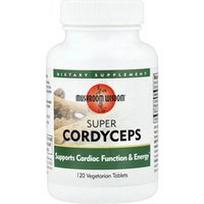 Mushroom Wisdom, Super Cordyceps, 120 vegetariškų tablečių
