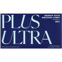 Plus Ultra, Premium klasės dantų balinimo juostelės, mėtinės, 14 vnt. pakuotėje