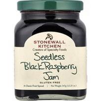 Stonewall Kitchen, Juodųjų aviečių uogienė be sėklų, 12.25 uncijos (347 g)