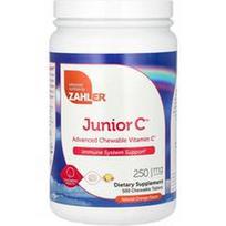 Zahler, „Junior C“, pažangus kramtomasis vitaminas C, natūralus apelsinas, 250 mg, 500 kramtomųjų tablečių