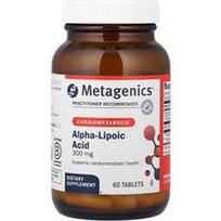 Metagenics, Alfa-lipoinė rūgštis, 300 mg, 60 tablečių