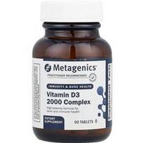 Metagenics, Vitamino D3 2000 kompleksas, 90 tablečių